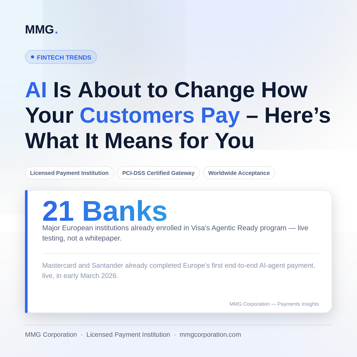 AI Is About to Change How Your Customers Pay – Here's What It Means for You