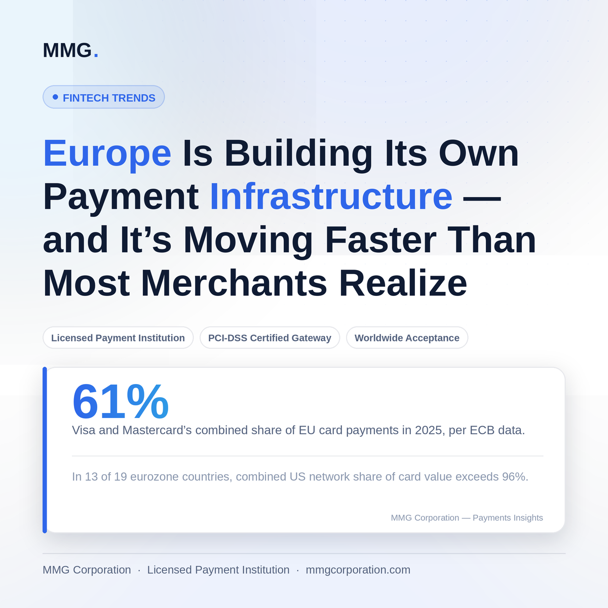 Europe Is Building Its Own Payment Infrastructure