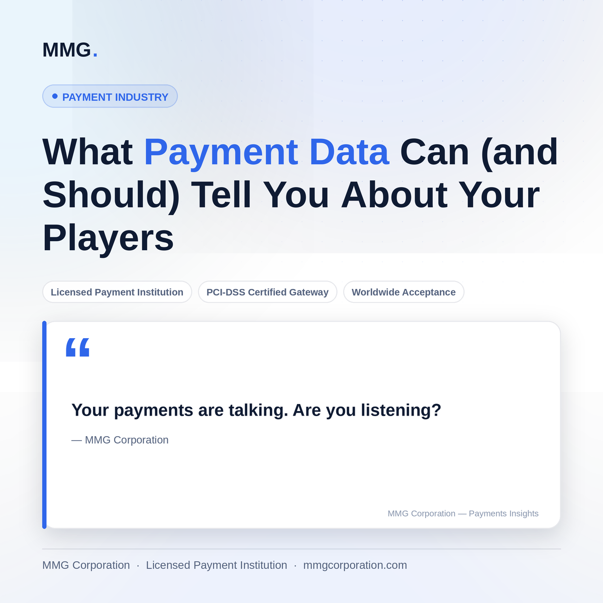 What Payment Data Can (and Should) Tell You About Your Players