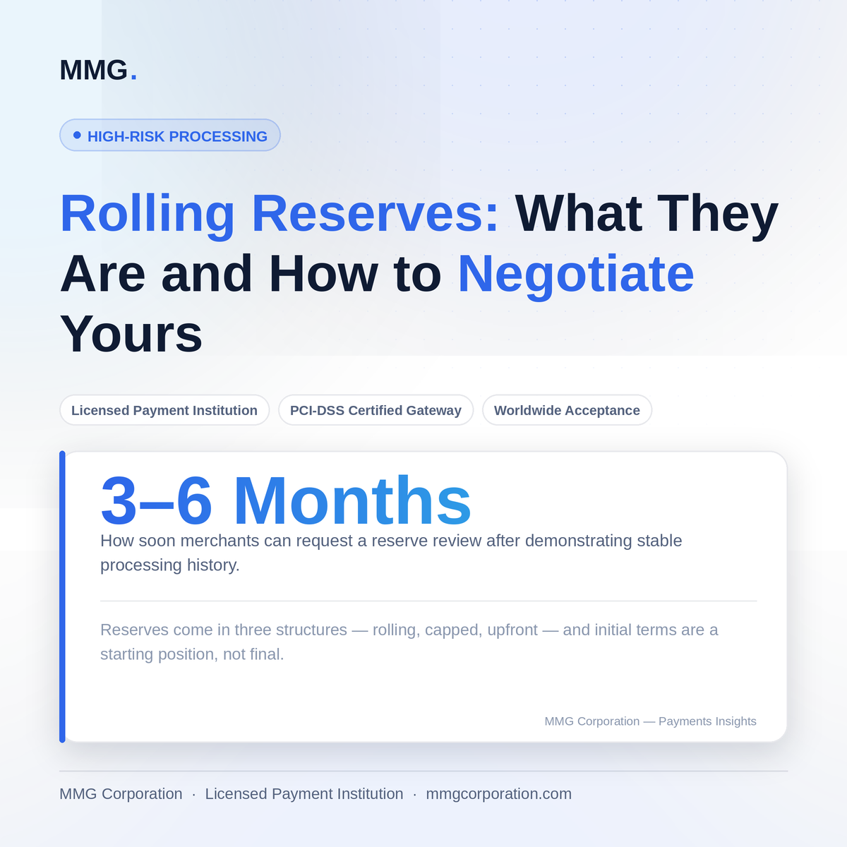Rolling Reserves: What They Are, Why Acquirers Use Them, and How to Negotiate Yours